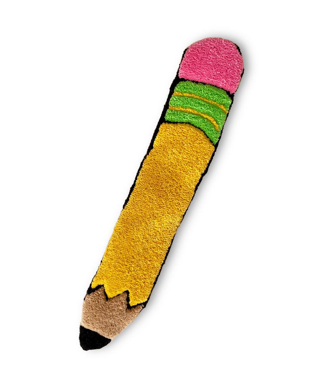 Ticonderoga No. 2 Yellow Pencil Rug tufting Rugburn