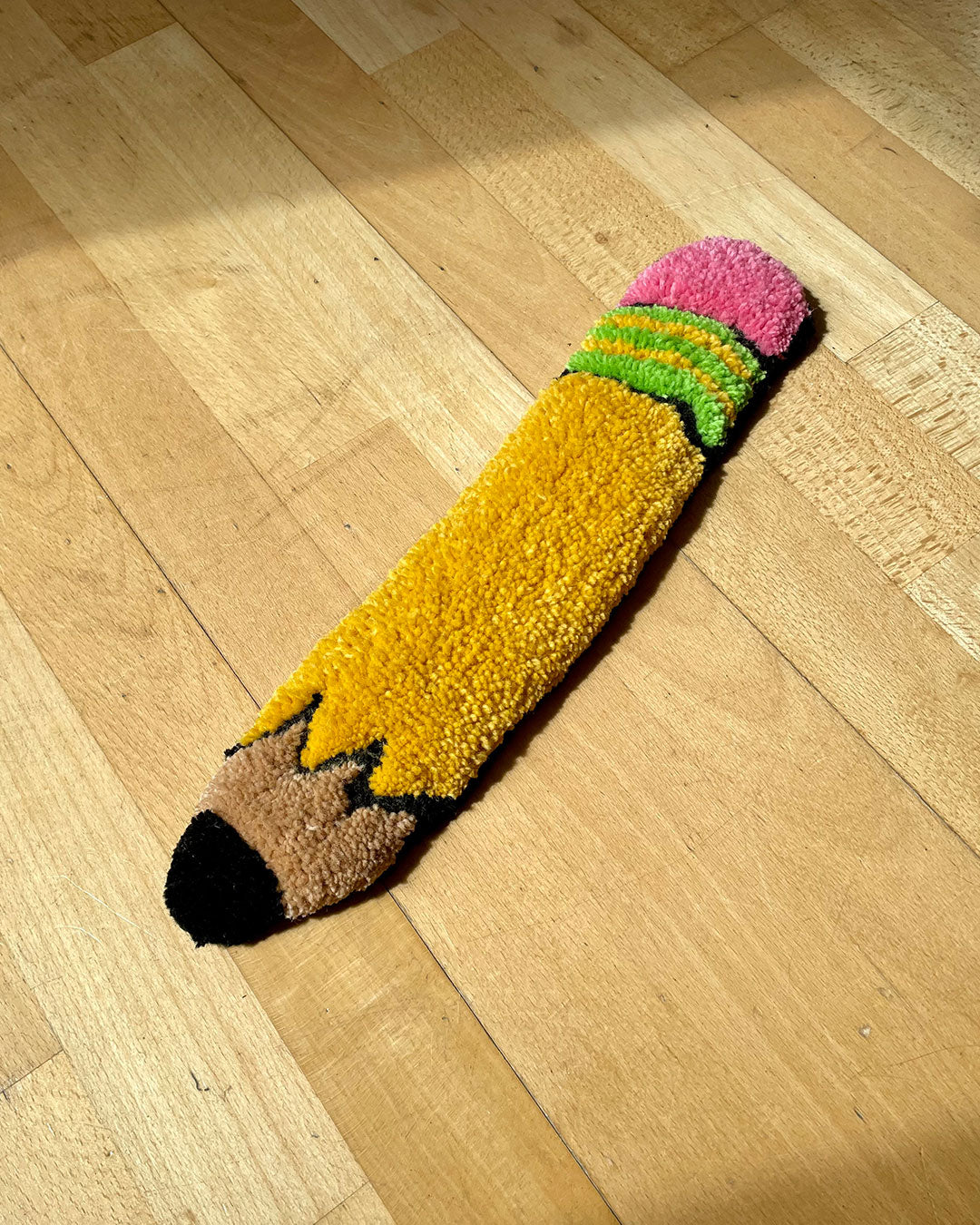 Ticonderoga No. 2 Yellow Pencil Rug tufting Rugburn