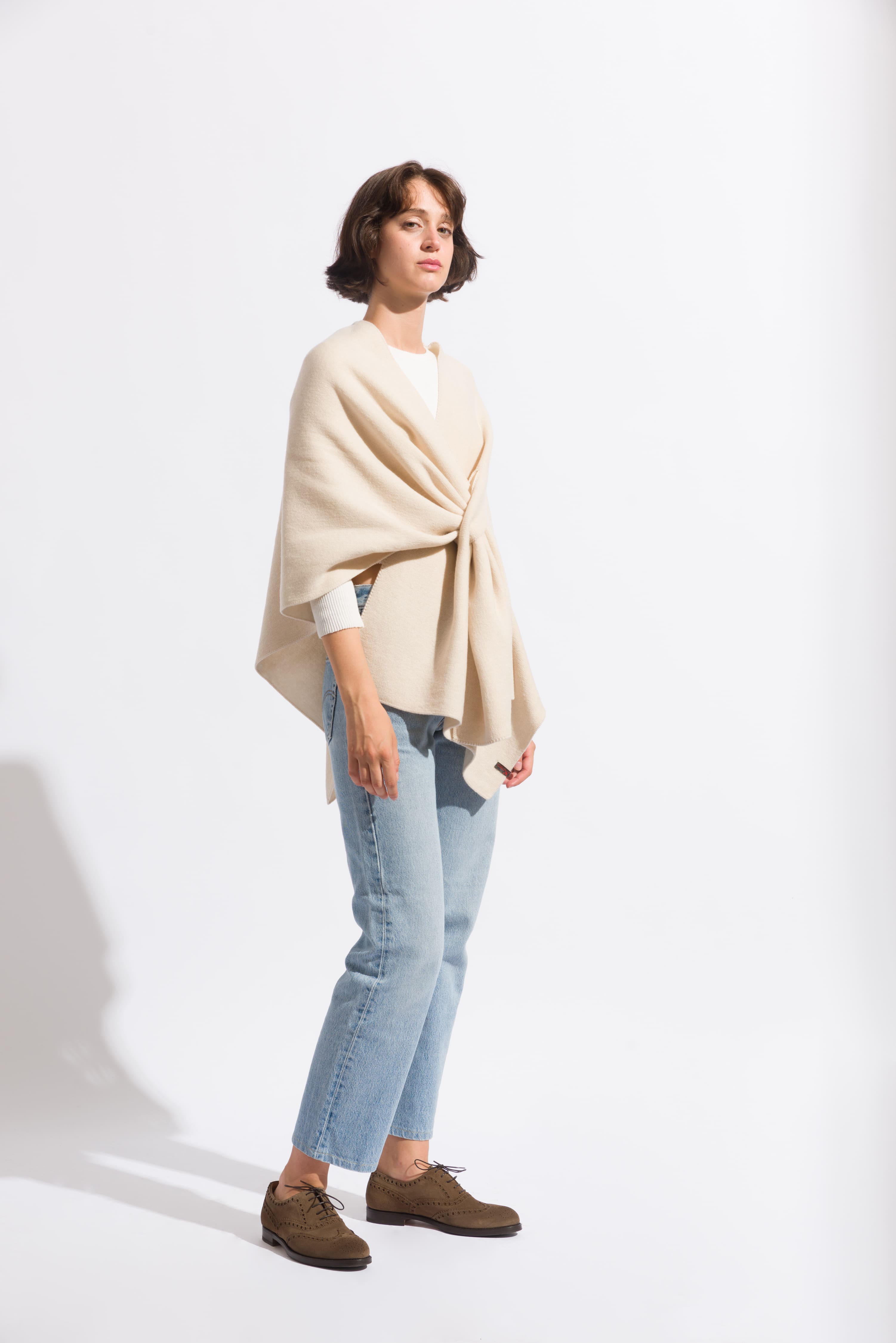 Firenze cashmere poncho