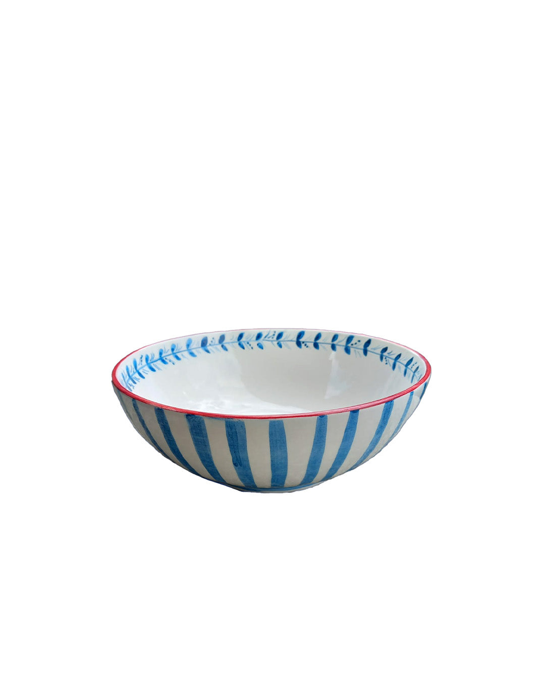 Hand painted striped bowl - Sveva's Home