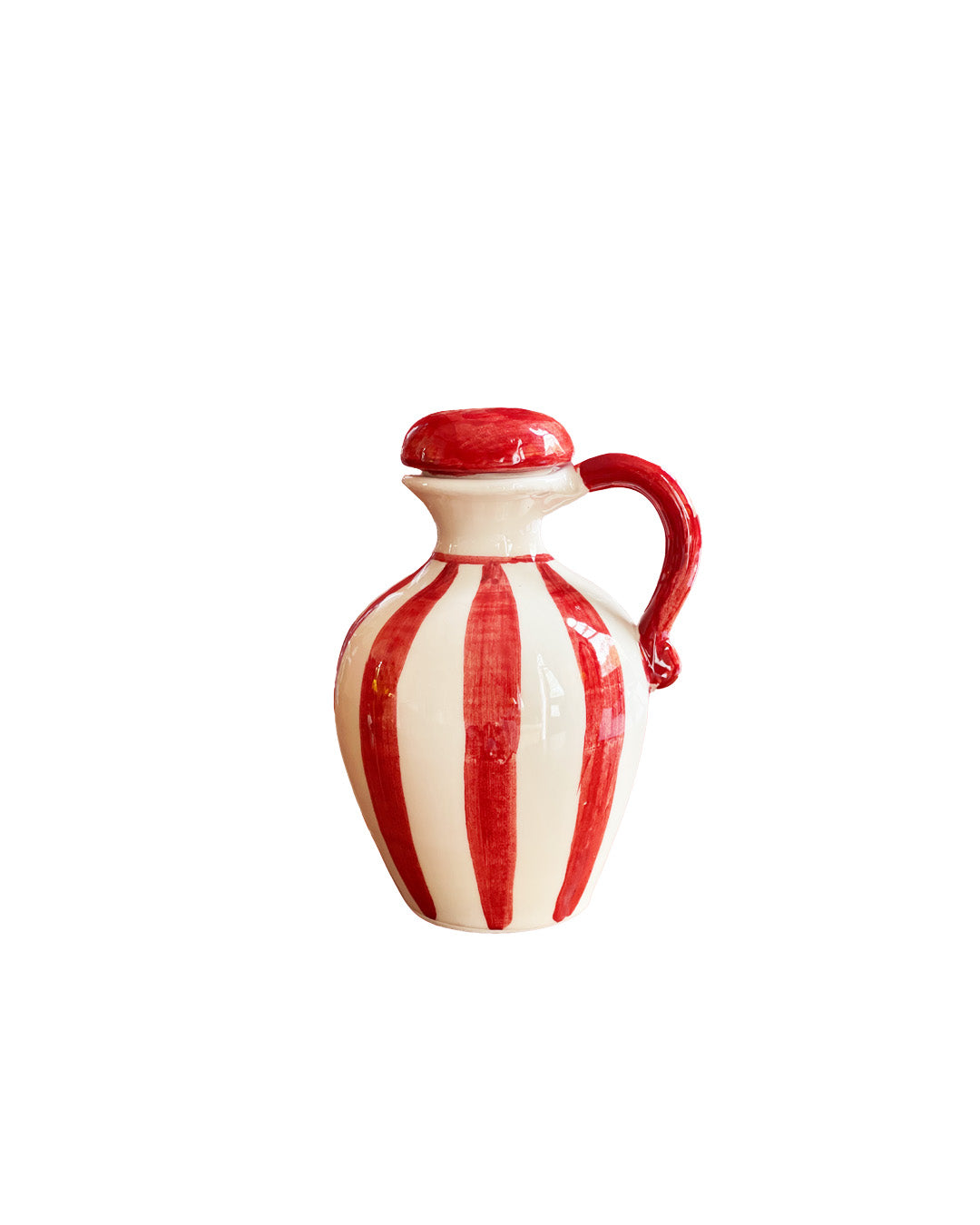 Handmade striped jug - Sveva's Home