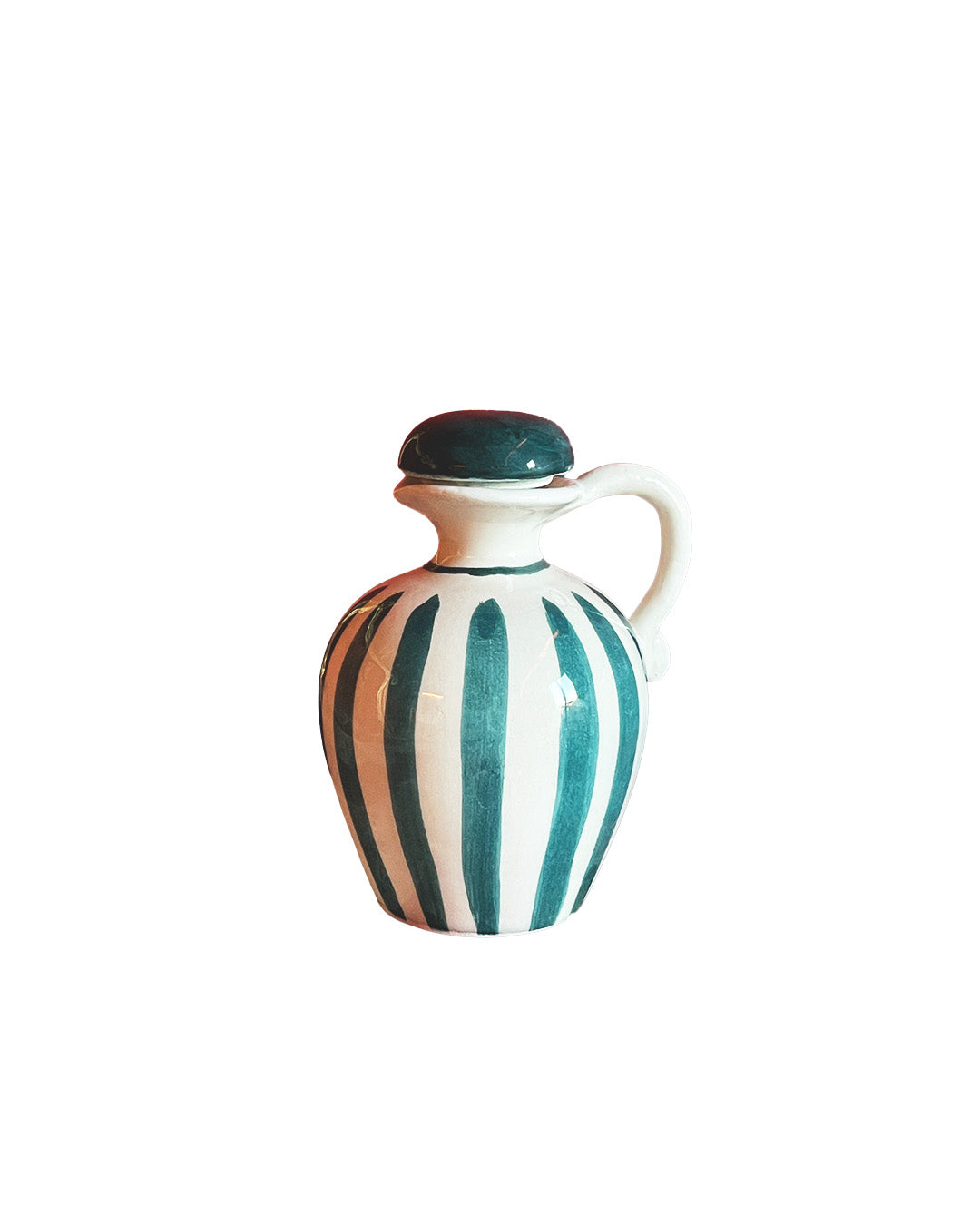 Handmade striped jug - Sveva's Home