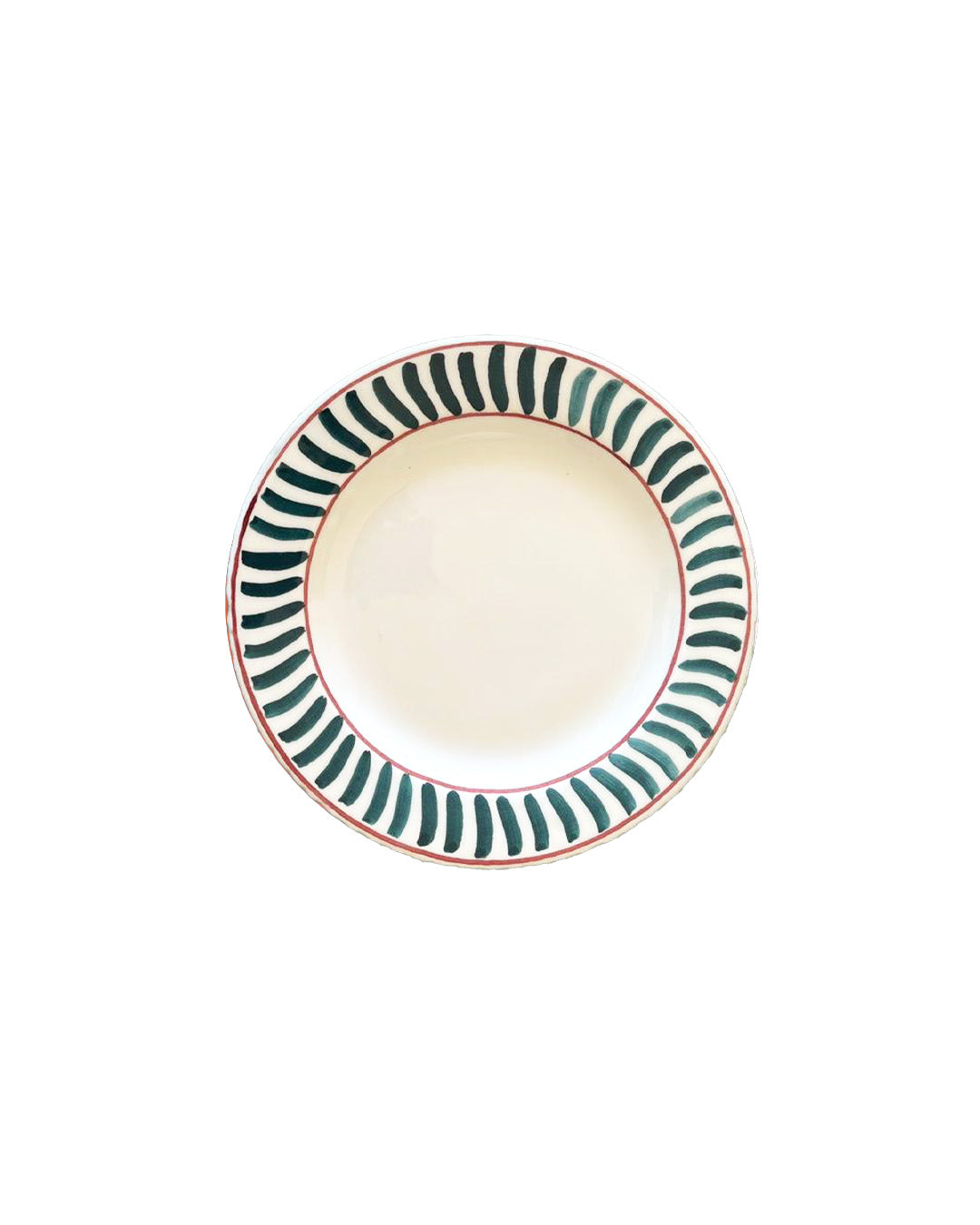 Handmade striped plate - Sveva's Home