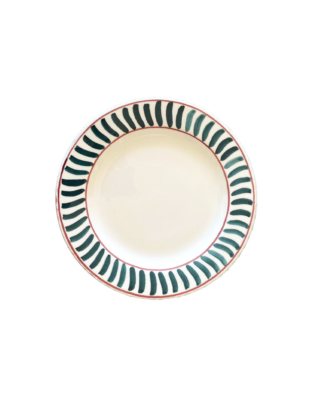 Handmade striped plate - Sveva's Home