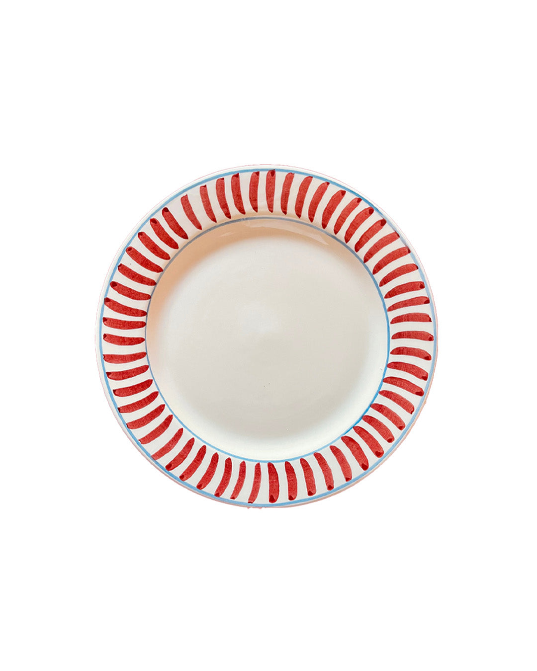 Handmade striped plate - Sveva's Home