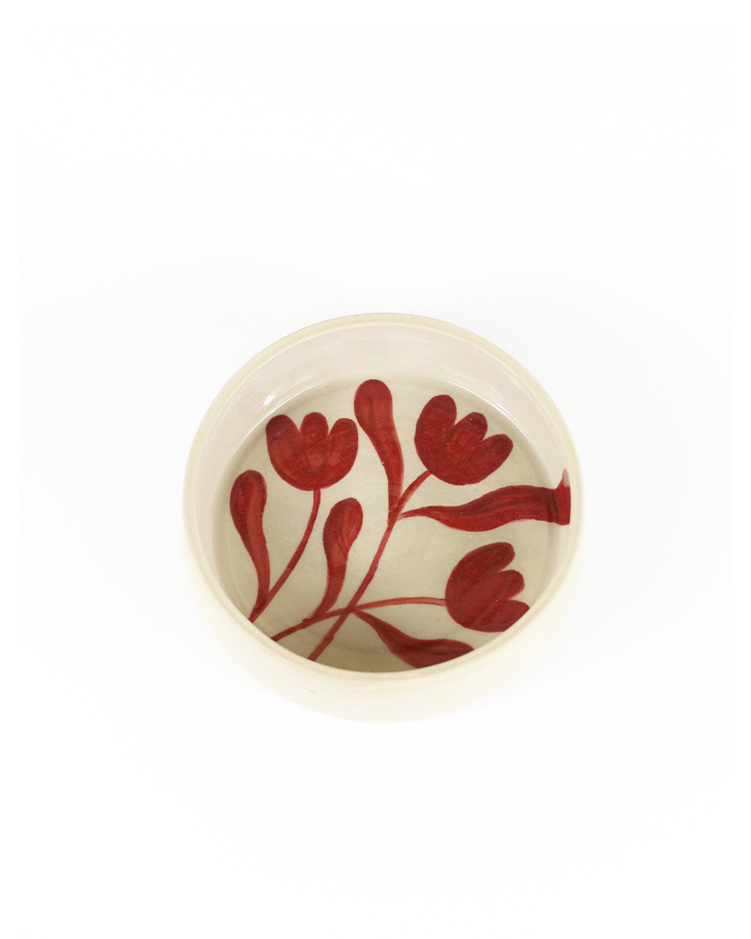 Handmade Tulips plate - Zalea Ceramic