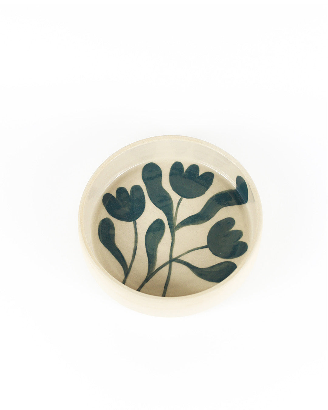 Handmade Tulips plate - Zalea Ceramic