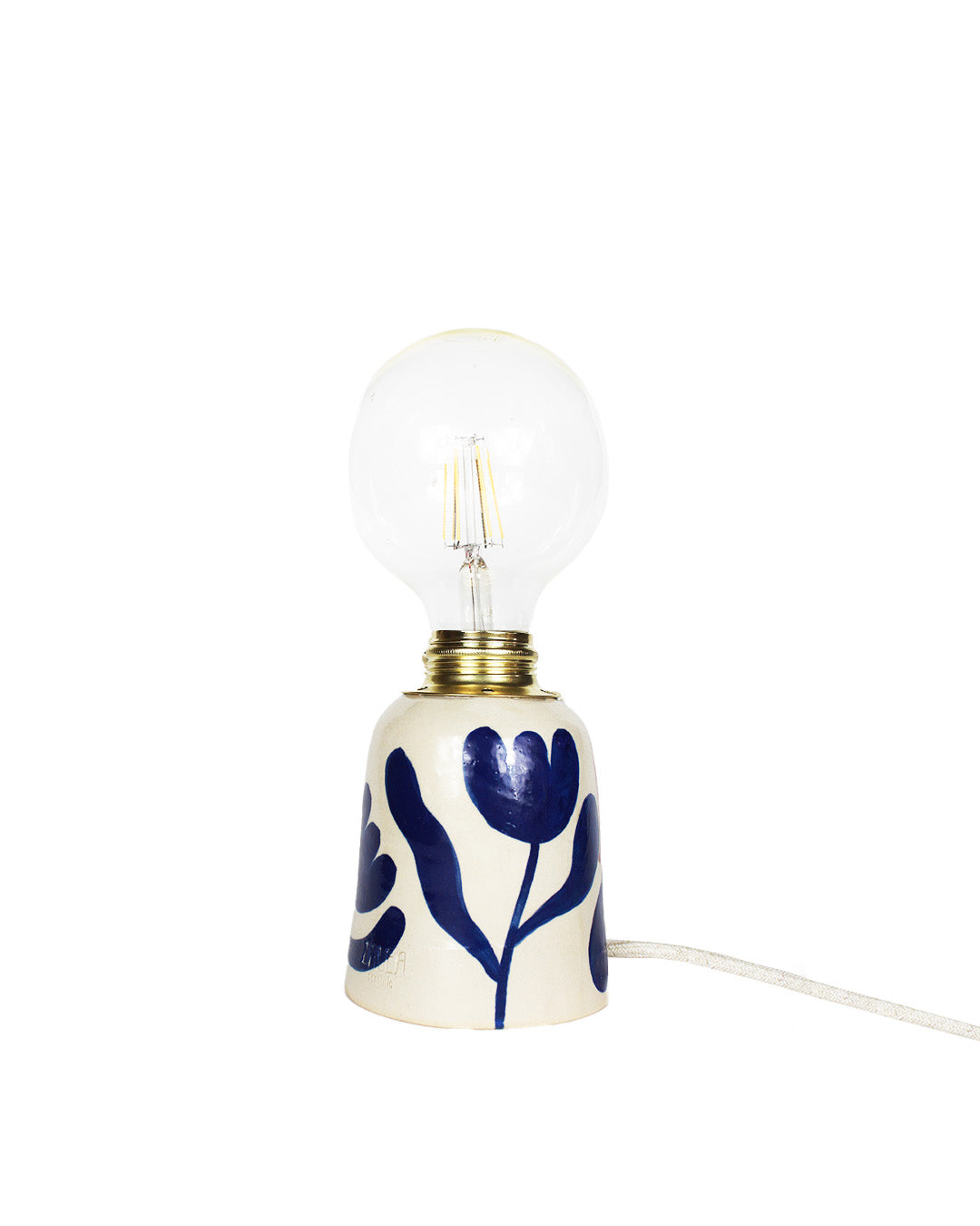 Handmade Tulips lamp - Zalea Ceramic