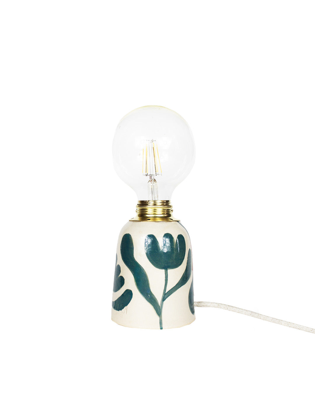 Handmade Tulips lamp - Zalea Ceramic