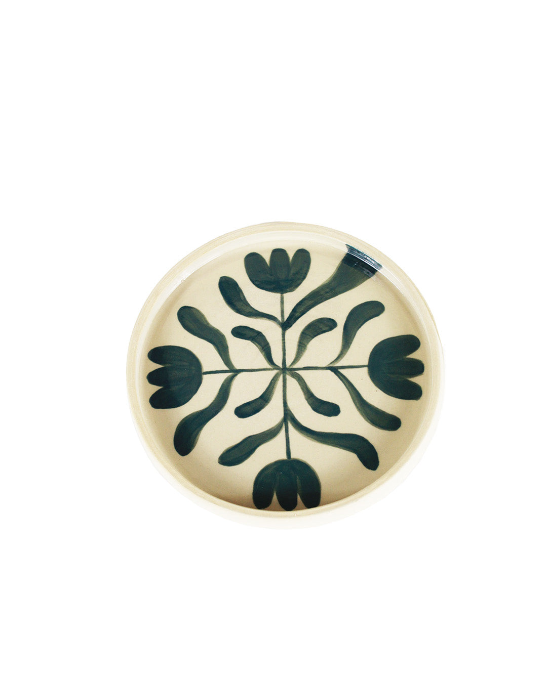 Handmade Tulips plate - Zalea Ceramic