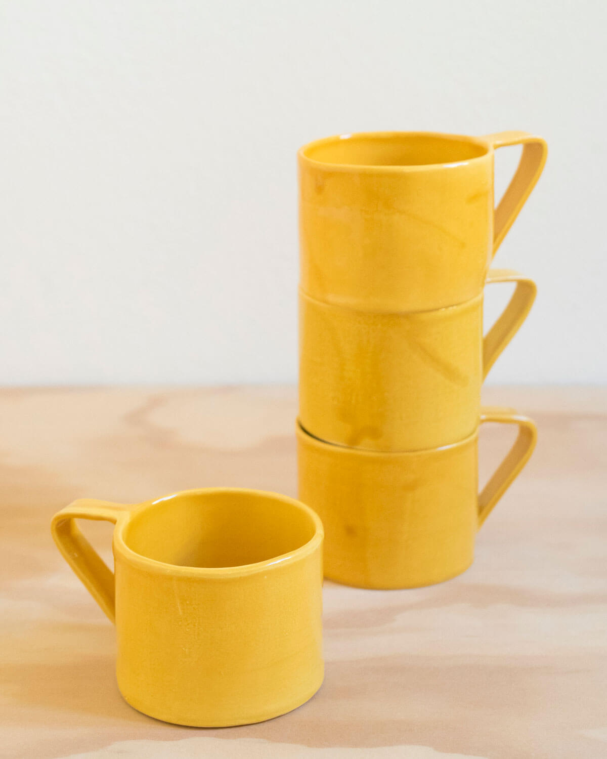 MIlano Cappuccino Cup Mustard