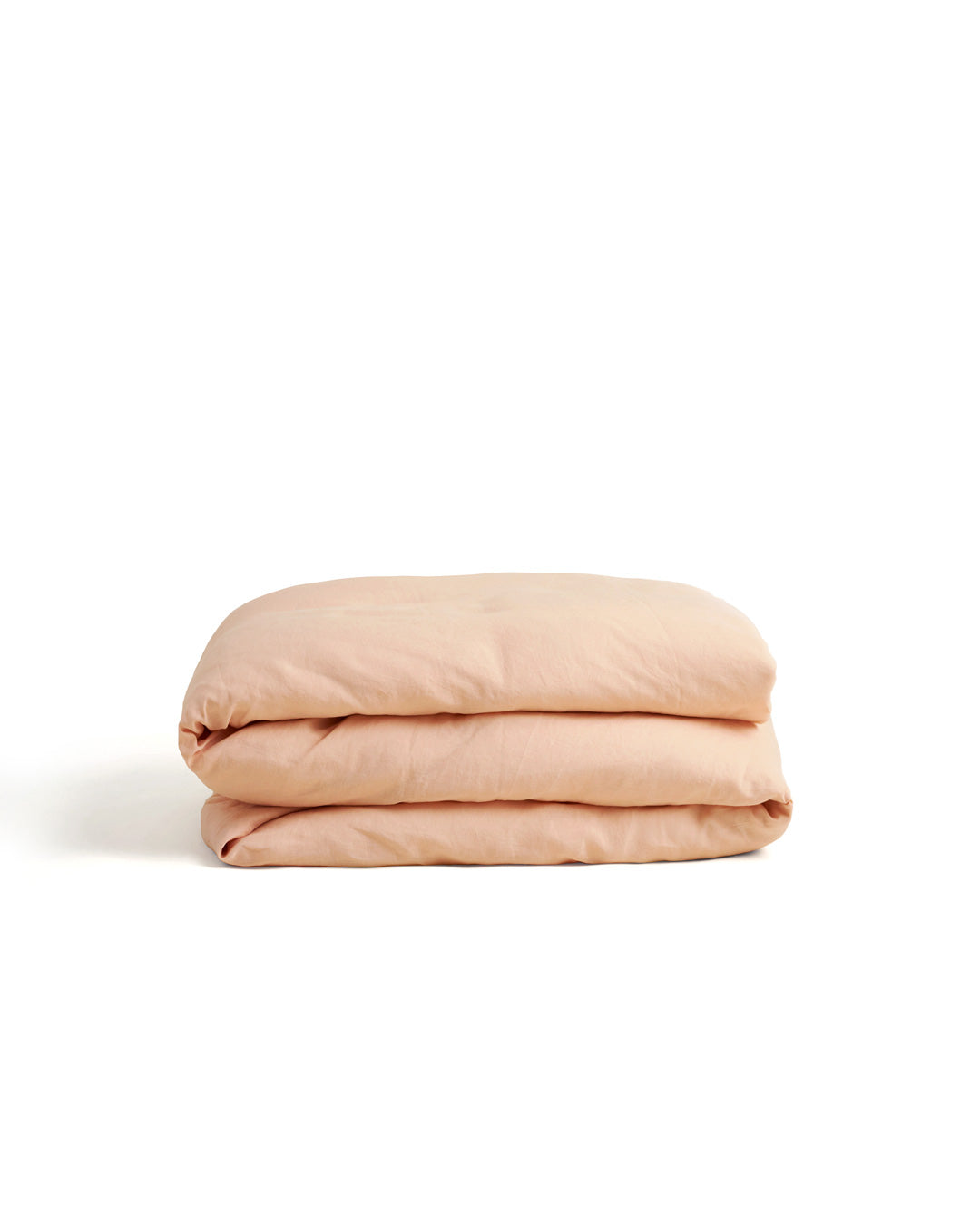 Duvet cover peach pink