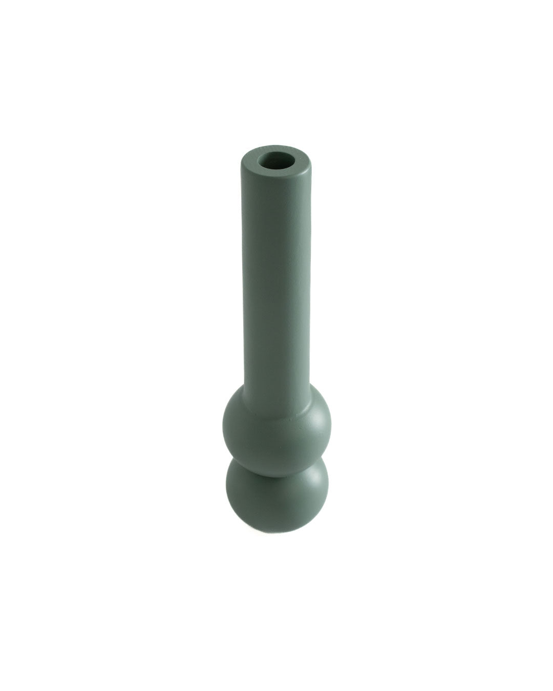 Candleholder-Cone-high green top