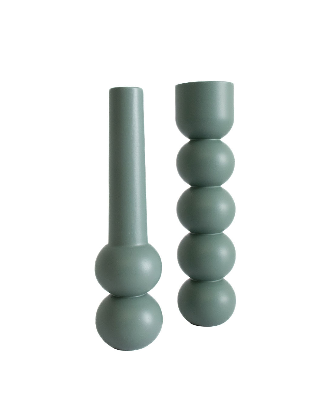 Candleholder-Set-of-2 green