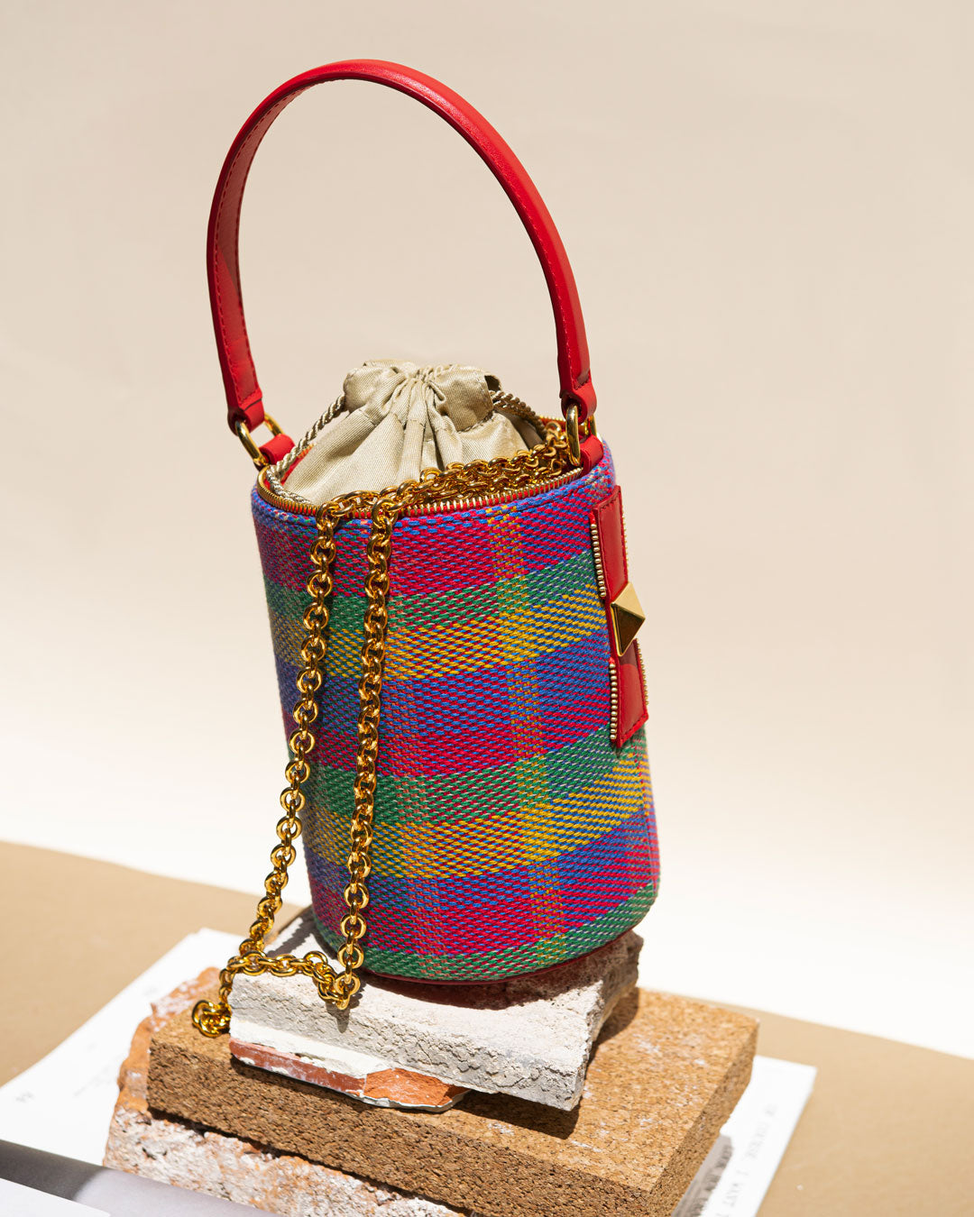 Linda Bag _Colorful Tartan 