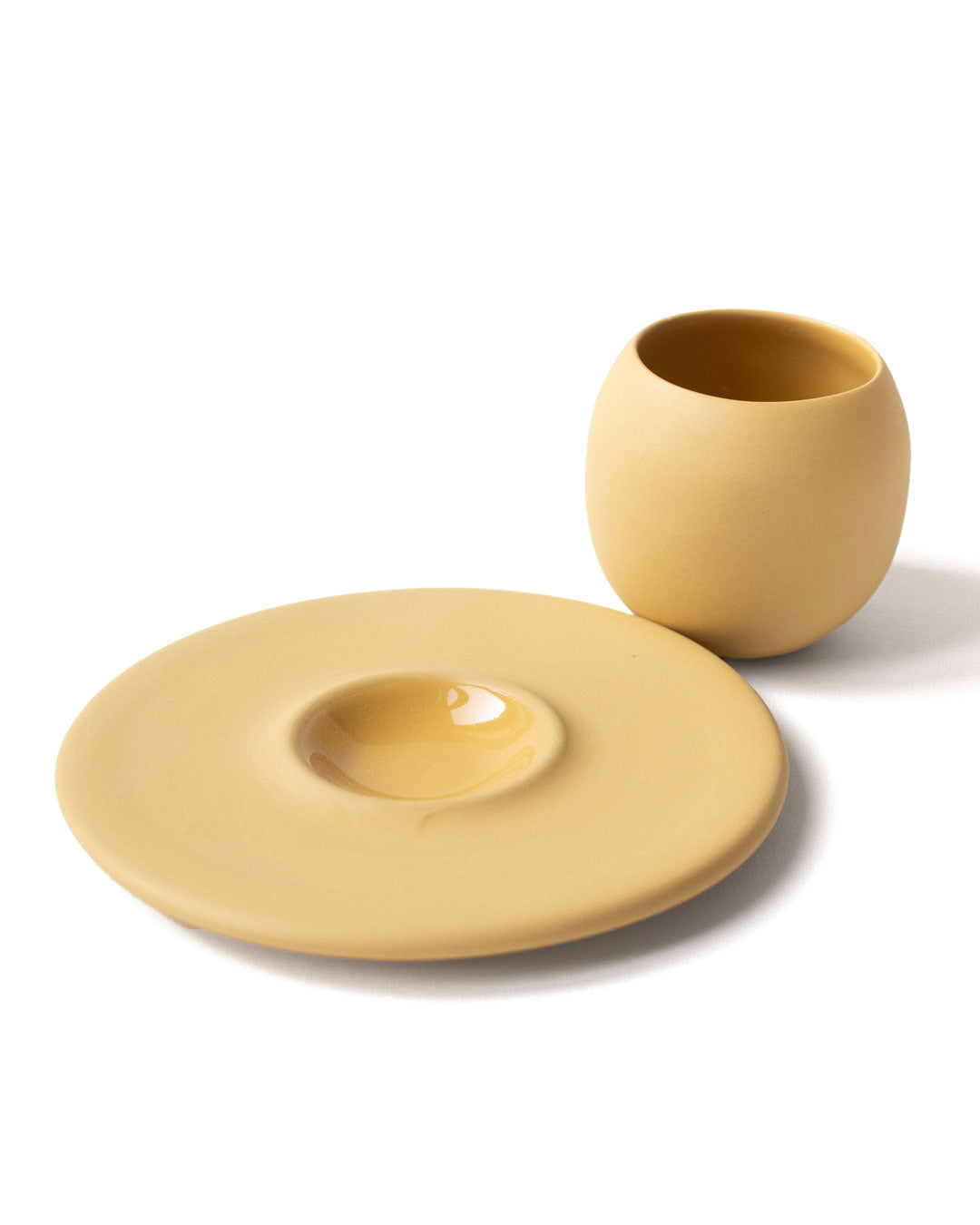 Yellow Cup & Saucer Set