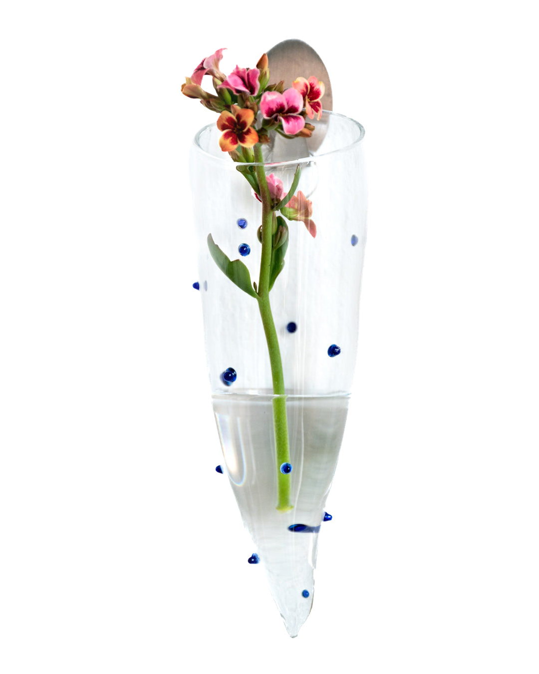 Glass flower vase - Set of 3