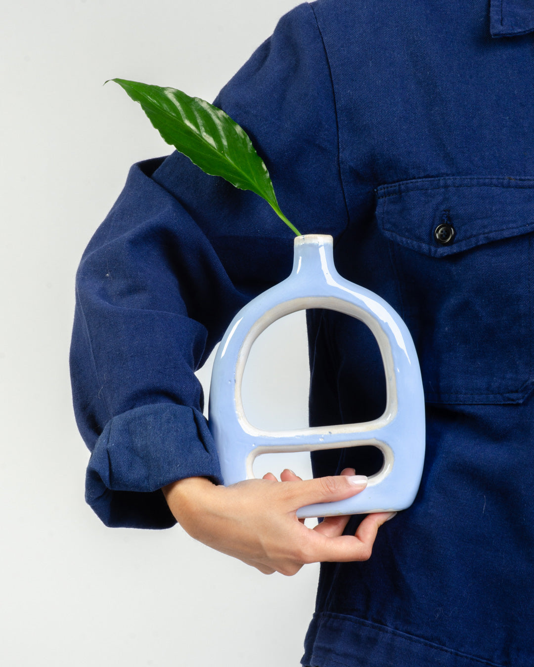 Babyblue Minimalist Vase