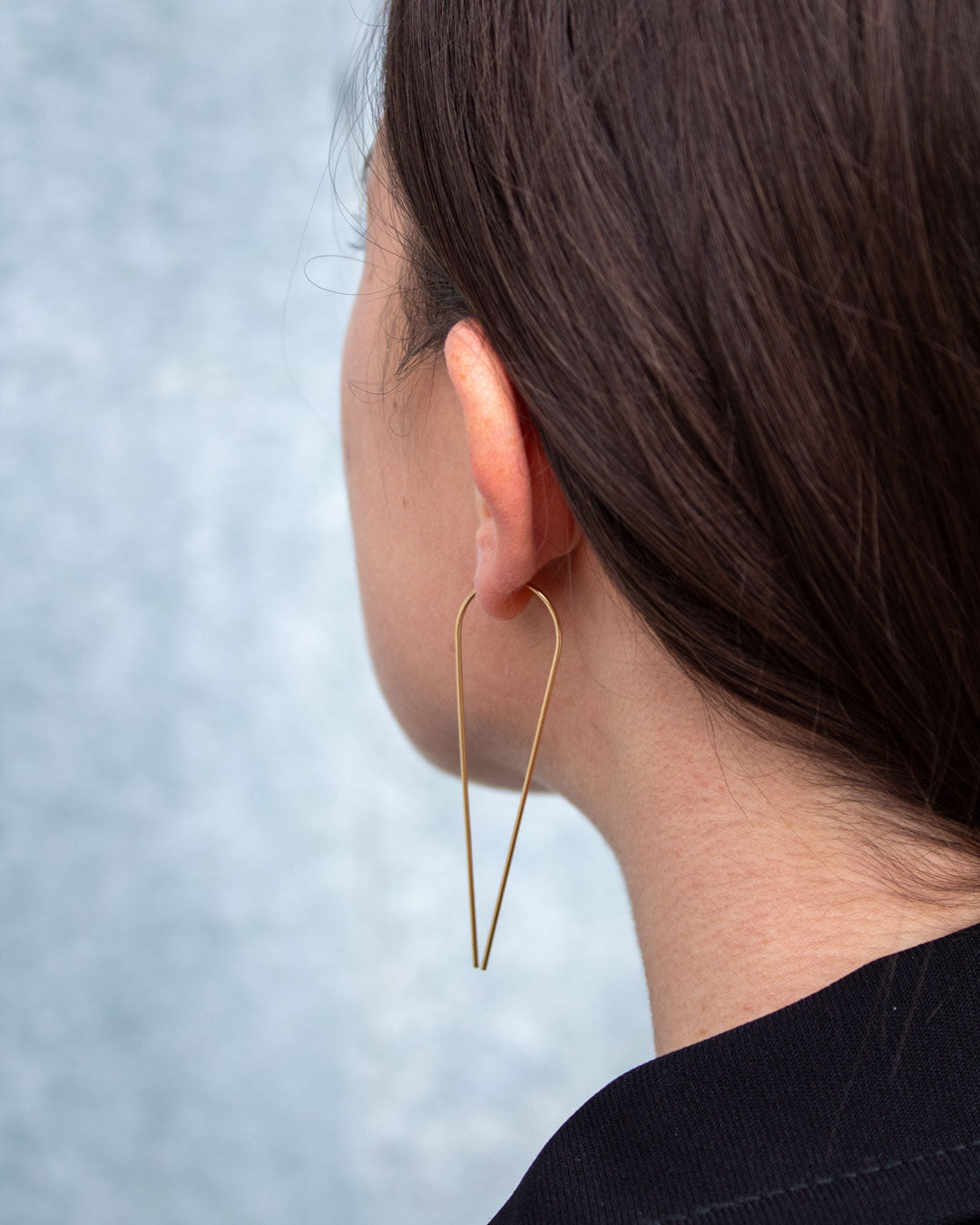 Sin earrings gold