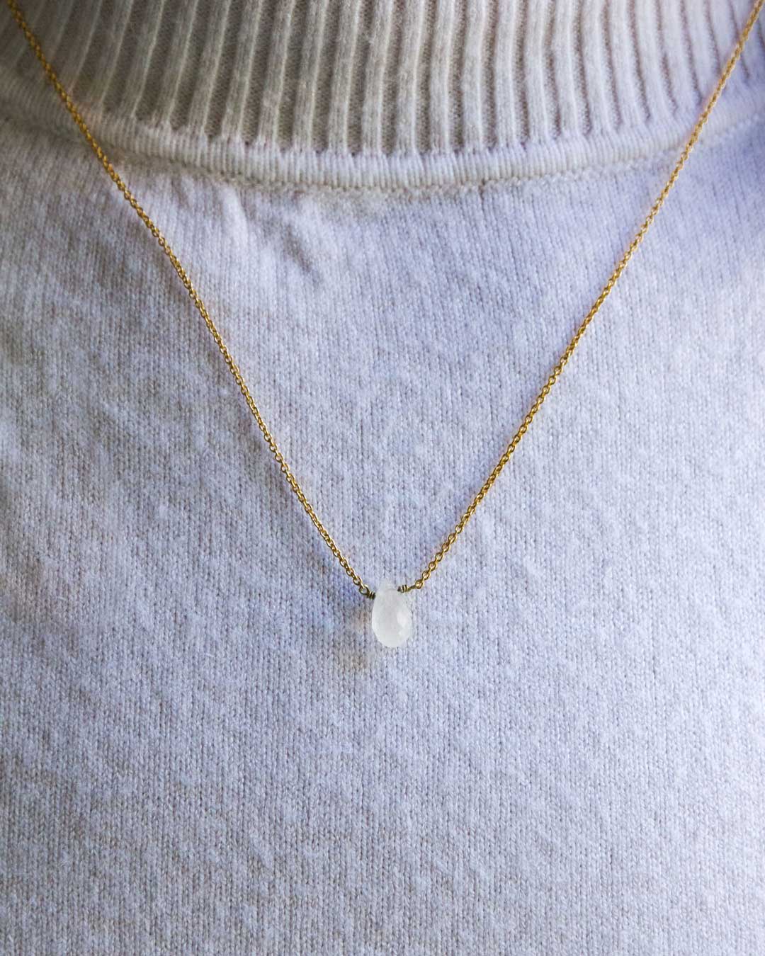 Moonstone necklace