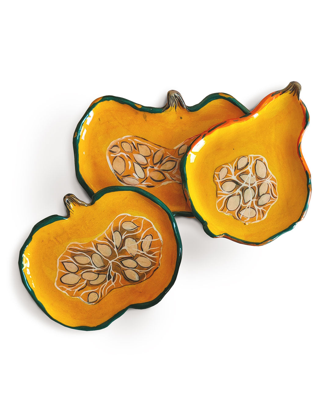 pumpkin plate set of 6