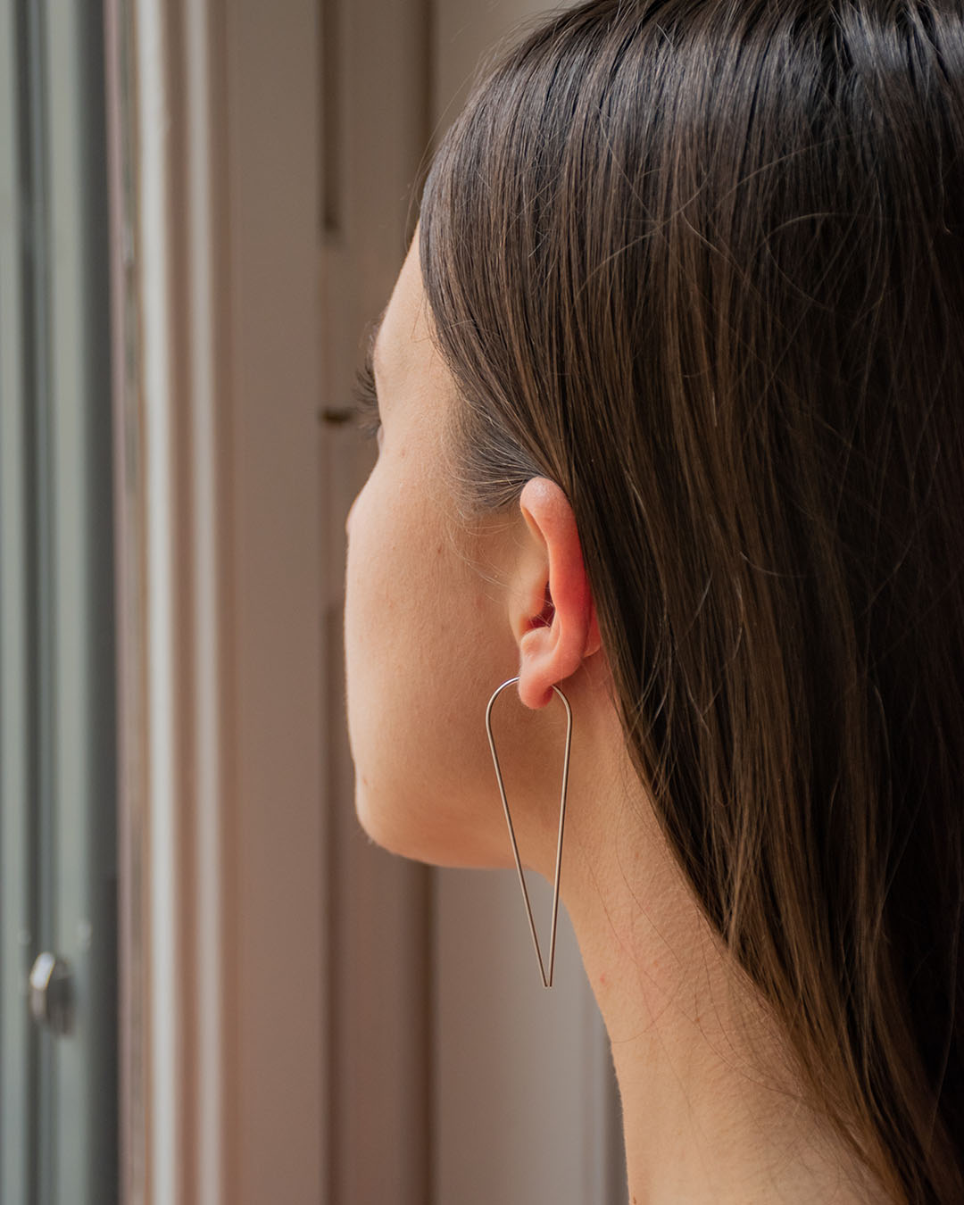 Stone butterfly earrings 925/14KGF earrings - Shop chokolate Earrings &  Clip-ons - Pinkoi