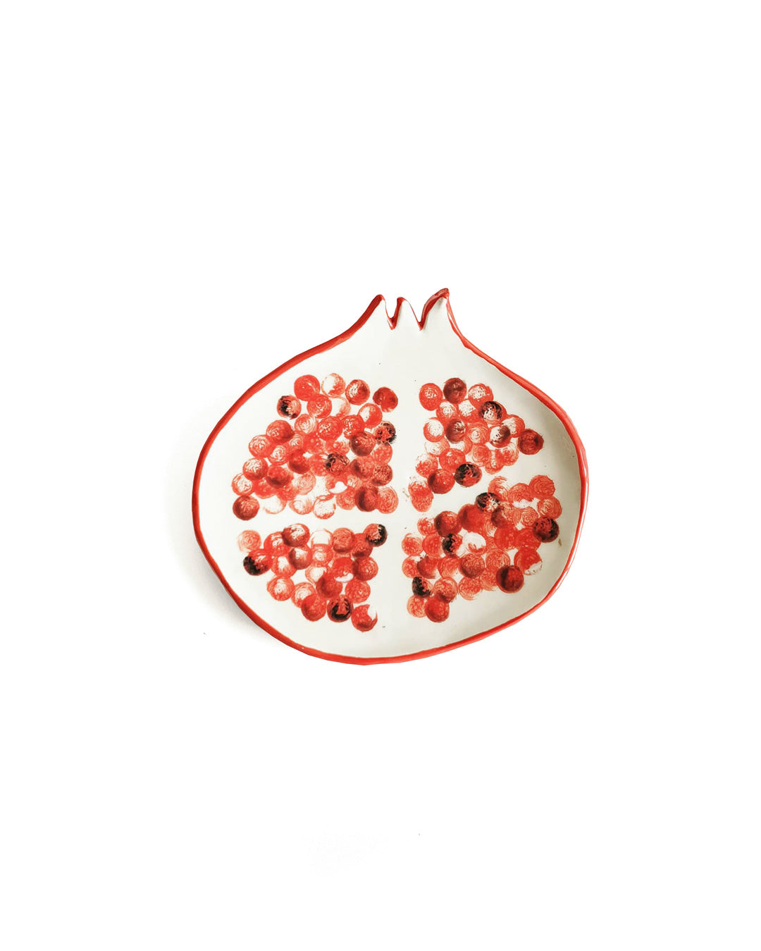 small pomegranate plate